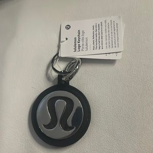 Lululemon logo keychain